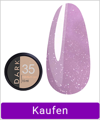 Gel für Extensions DARK Medium Gel Nr. 35, 15 ml